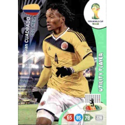 Juan Cuadrado Utility Player Colombia 83 Adrenalyn XL Brasil 2014
