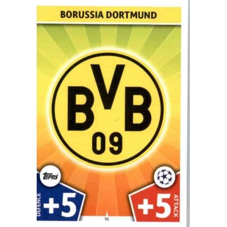 Escudo Borussia Dortmund 91 Match Attax Champions 2017-18