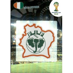 Escudo Côte d'Ivoire 94 Adrenalyn XL Brasil 2014