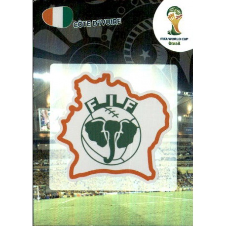 Escudo Côte d'Ivoire 94 Adrenalyn XL Brasil 2014