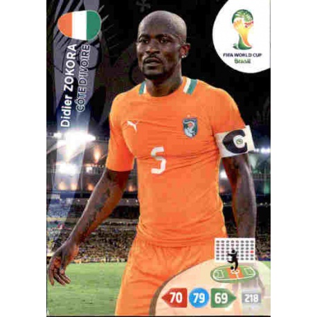 Didier Zokora Côte d'Ivoire 99 Adrenalyn XL Brasil 2014