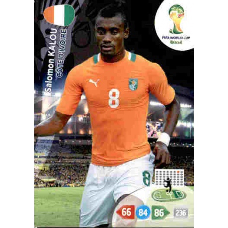 Salomon Kalou Côte d'Ivoire 101 Adrenalyn XL Brasil 2014