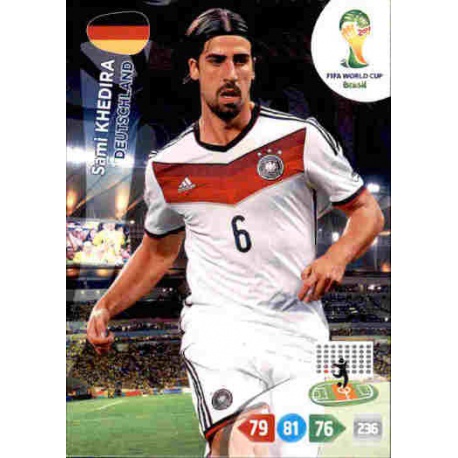 Sami Khedira Deutschland 110 Adrenalyn XL Brasil 2014