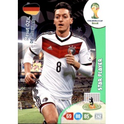 Mesut Özil Star Player Deutschland 112 Adrenalyn XL Brasil 2014