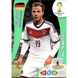 Mario Götze One to Watch Deutschland 113 Adrenalyn XL Brasil 2014
