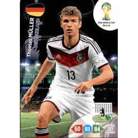 Thomas Müller Deutschland 114 Adrenalyn XL Brasil 2014