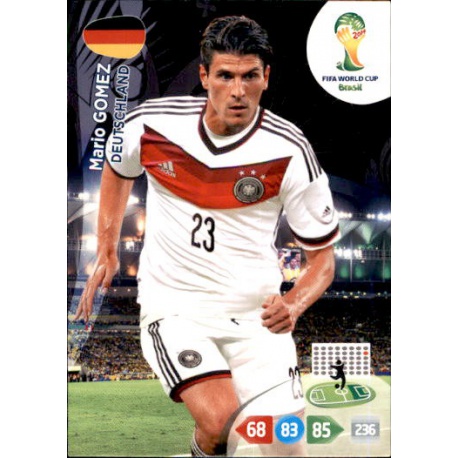 Mario Gomez Deutschland 117 Adrenalyn XL Brasil 2014