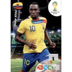 Walter Ayoví Ecuador 120 Adrenalyn XL Brasil 2014