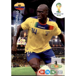 Segundo Castillo Ecuador 124 Adrenalyn XL Brasil 2014
