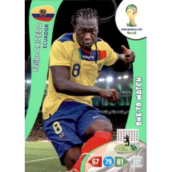 Felipe Caicedo One to Watch Ecuador 126 Adrenalyn XL Brasil 2014
