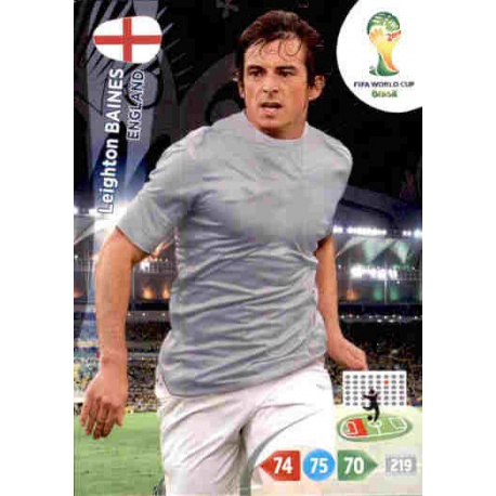 Leighton Baines England 129 Adrenalyn XL Brasil 2014