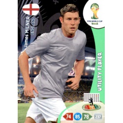 James Milner Utility Player England 135 Adrenalyn XL Brasil 2014