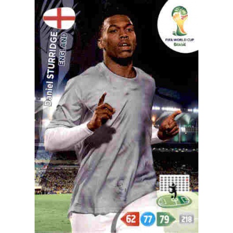 Daniel Sturridge England 141 Adrenalyn XL Brasil 2014