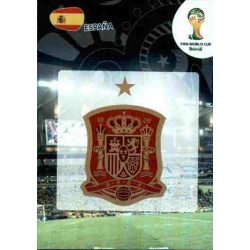 Escudo España 142 Adrenalyn XL Brasil 2014