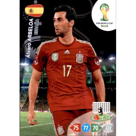 Álvaro Arbeloa España 144 Adrenalyn XL Brasil 2014