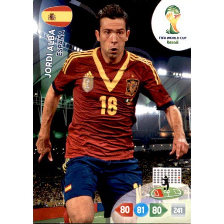 Jordi Alba España 145 Adrenalyn XL Brasil 2014