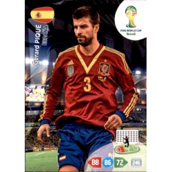 Gerard Piqué España 146 Adrenalyn XL Brasil 2014