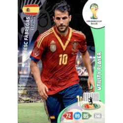Cesc Fàbregas Utility Player España 149 Adrenalyn XL Brasil 2014