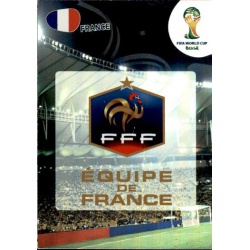 Escudo France 157 Adrenalyn XL Brasil 2014