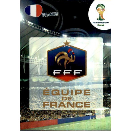 Escudo France 157 Adrenalyn XL Brasil 2014