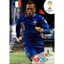 Patrice Evra France 159 Adrenalyn XL Brasil 2014