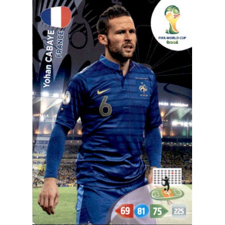Yohan Cabaye France 161 Adrenalyn XL Brasil 2014