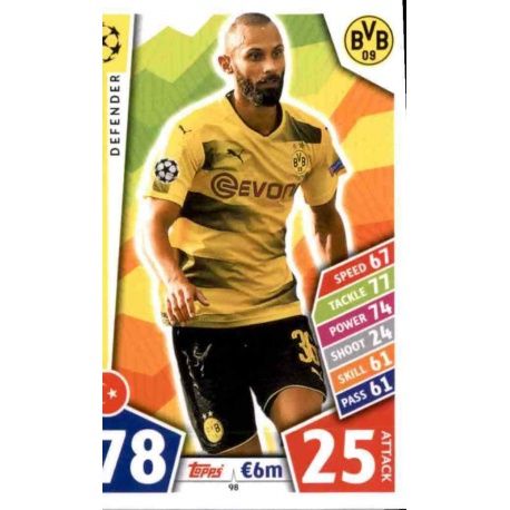 Ömer Toprak Borussia Dortmund 98 Match Attax Champions 2017-18