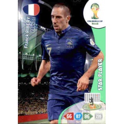 Franck Ribéry Star Player France 163 Adrenalyn XL Brasil 2014