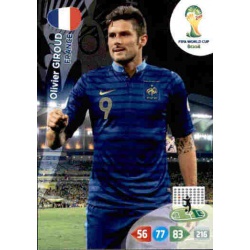 Olivier Giroud France 167 Adrenalyn XL Brasil 2014