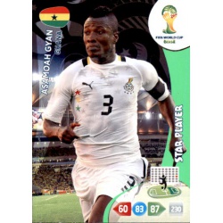 Asamoah Gyan Star Player Ghana 176 Adrenalyn XL Brasil 2014