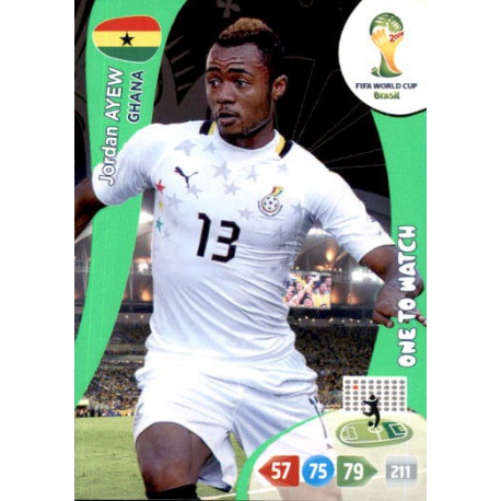 Jordan Ayew One to Watch Ghana 177 Adrenalyn XL Brasil 2014