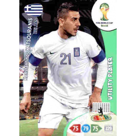 Konstantinos Katsouranis Utility Player Hellas 182 Adrenalyn XL Brasil 2014