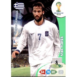 Giorgos Samaras Star Player Hellas 184 Adrenalyn XL Brasil 2014