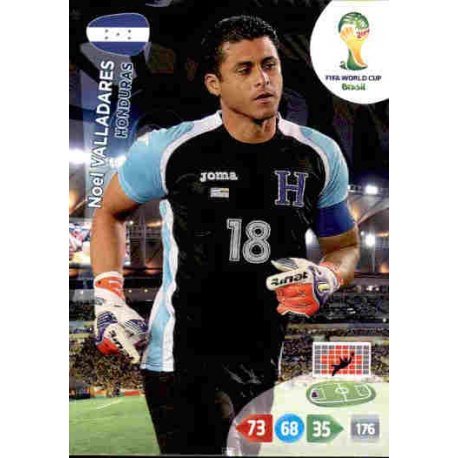 Noel Valladares Honduras 188 Adrenalyn XL Brasil 2014