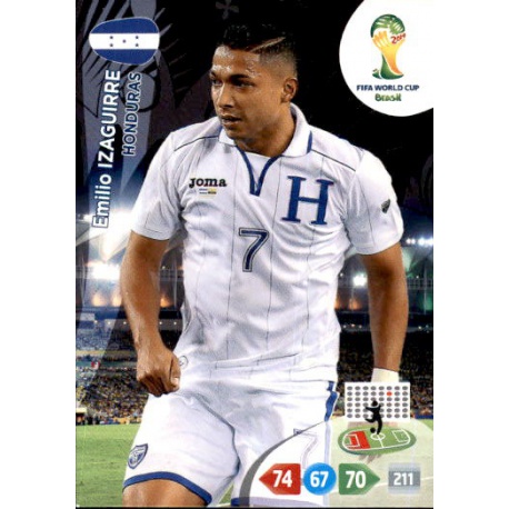 Emilio Izaguirre Honduras 189 Adrenalyn XL Brasil 2014