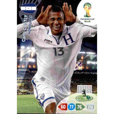Carlo Costly Honduras 191 Adrenalyn XL Brasil 2014