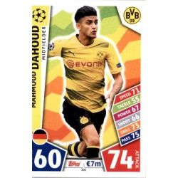 Mahmoud Dahoud Borussia Dortmund 101 Match Attax Champions 2017-18