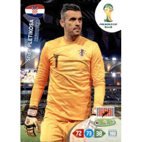 Stipe Pletikosa Hrvatska 194 Adrenalyn XL Brasil 2014