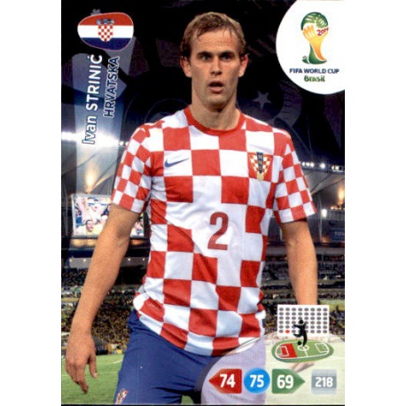 Ivan Strinić Hrvatska 196 Adrenalyn XL Brasil 2014