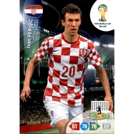 Ivan Perišić Hrvatska 199 Adrenalyn XL Brasil 2014