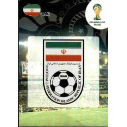 Escudo Iran 202 Adrenalyn XL Brasil 2014