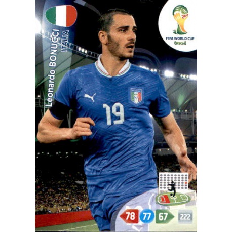 Leonardo Bonucci Italia 211 Adrenalyn XL Brasil 2014
