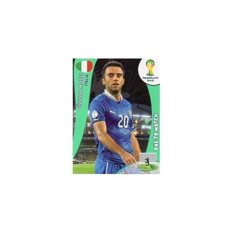 Giuseppe Rossi One to Watch Italia 219 Adrenalyn XL Brasil 2014