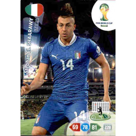 Stephan El Shaarawy Italia 220 Adrenalyn XL Brasil 2014
