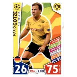 Mario Götze Borussia Dortmund 104 Match Attax Champions 2017-18