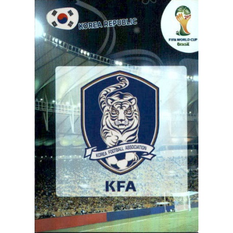 Escudo Korea Republic 235 Adrenalyn XL Brasil 2014