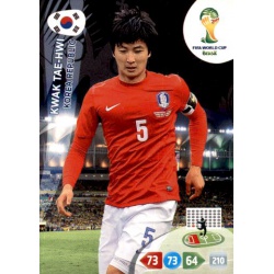 Kwak Tae-Hwi Korea Republic 237 Adrenalyn XL Brasil 2014
