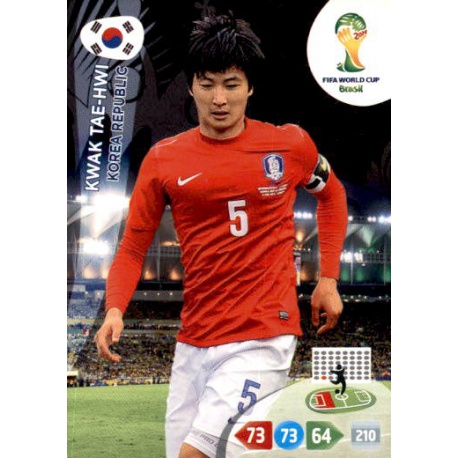 Kwak Tae-Hwi Korea Republic 237 Adrenalyn XL Brasil 2014