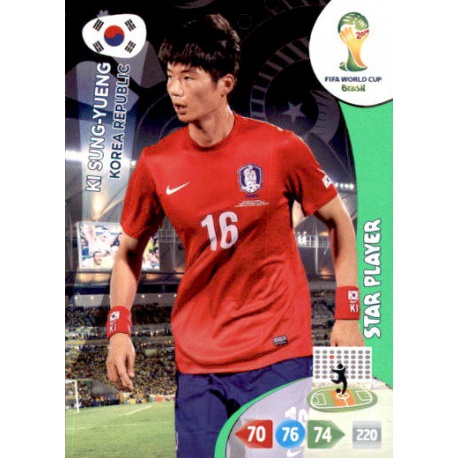 Ki Sung-Yueng Star Player Korea Republic 238 Adrenalyn XL Brasil 2014