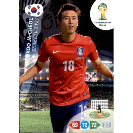 Panini Adrenalyn XL World Cup 2014-239-Koo JA-CHEOL-BASE CARD